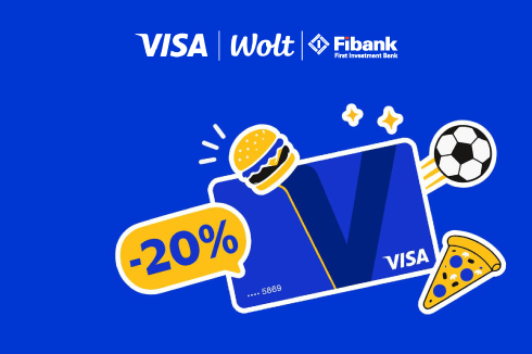 Ulja Visa & Wolt për ushqime dhe produkte ushqimore